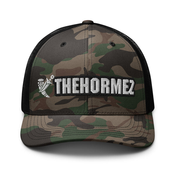 Camouflage trucker hat