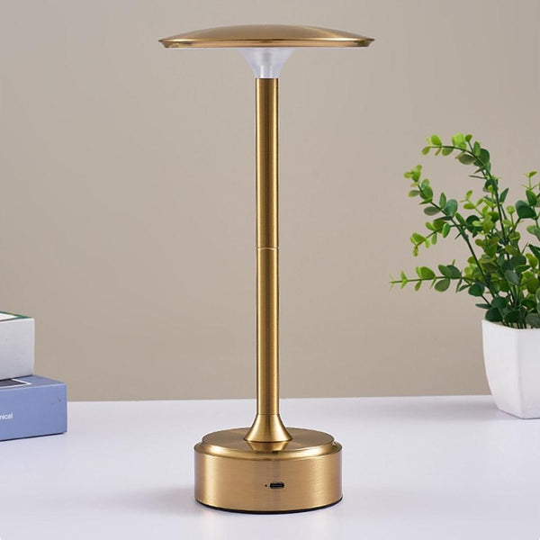 Aluminum table lamp with touch switch