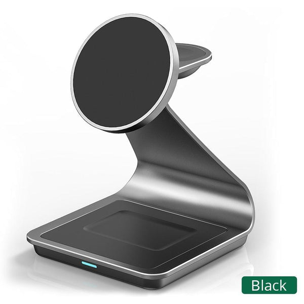 3 in 1 Magnetic Wireless Charger Aluminum Stand