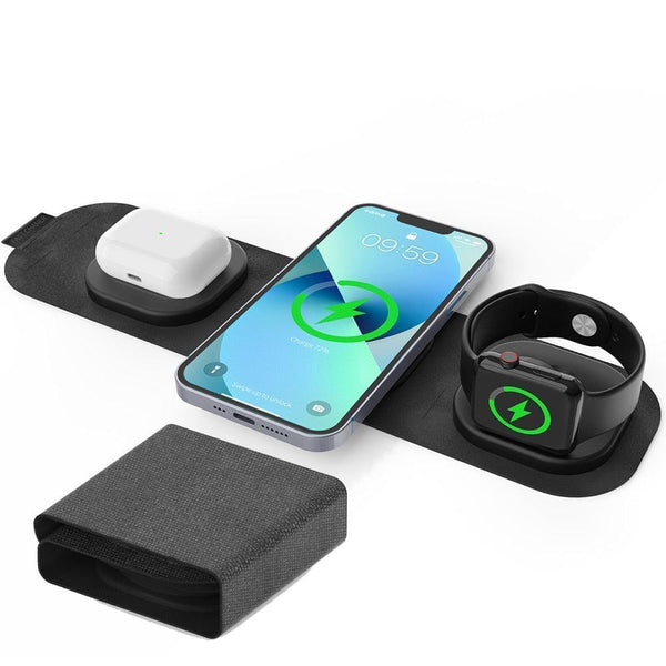 15W Foldable Wireless Chargers Station